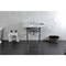 Kingston Brass 36 Carrara Marble Console Sink with Brass Legs, Marble WhitePolished Chrome LMS3630MB1 - alternate 5